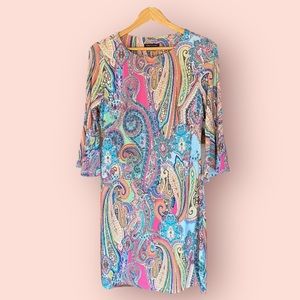 Tommy Hilfiger Paisley Dress, Sz 4